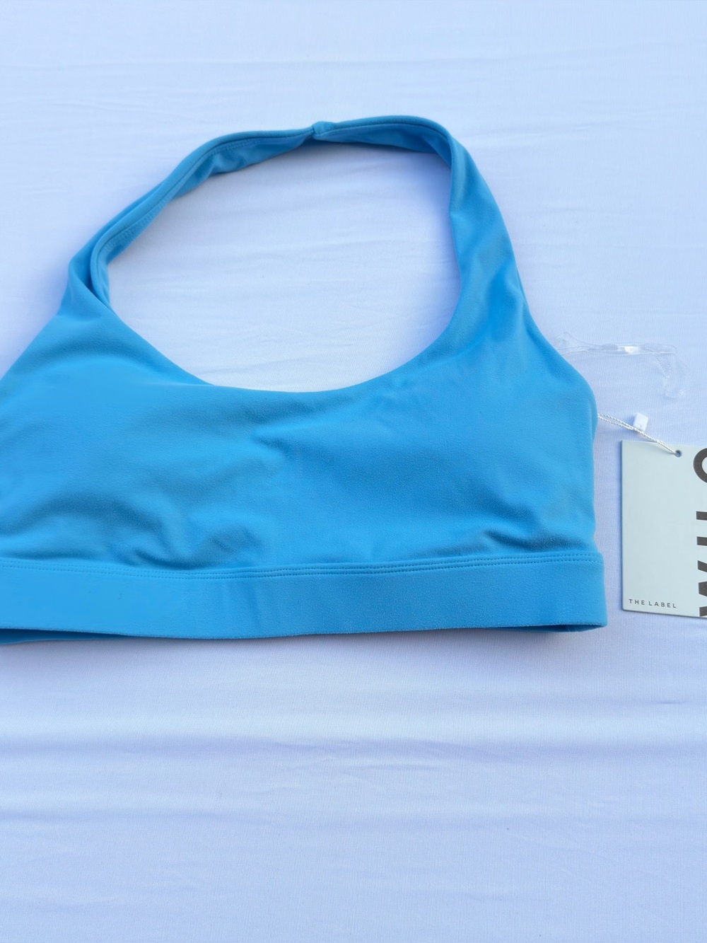 WILO The Label Blue Sports Bra Size Medium NWT Racerback Activewear